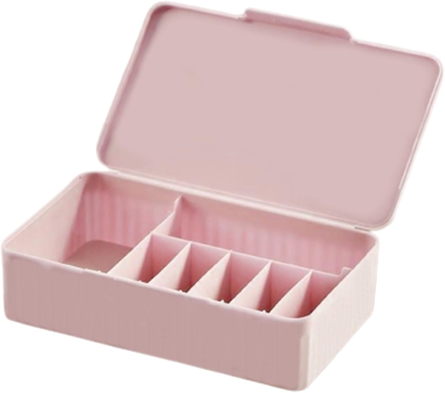 Daily Colored Contact Lens Storage Organizer, Disposable Contact Lens Case Dispenser,ABS Plastic Box for All Brands Daily Lens (PINK-1)