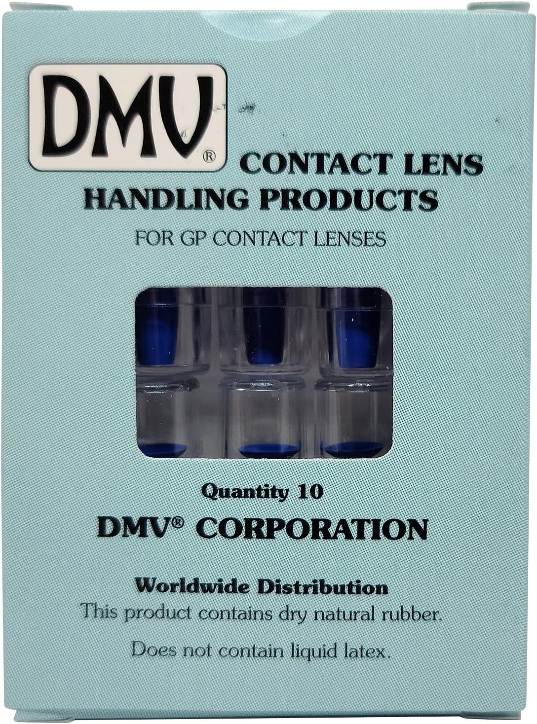 DMV Ultra Hard Contact Lens Remover (Blue, 3 Pack)