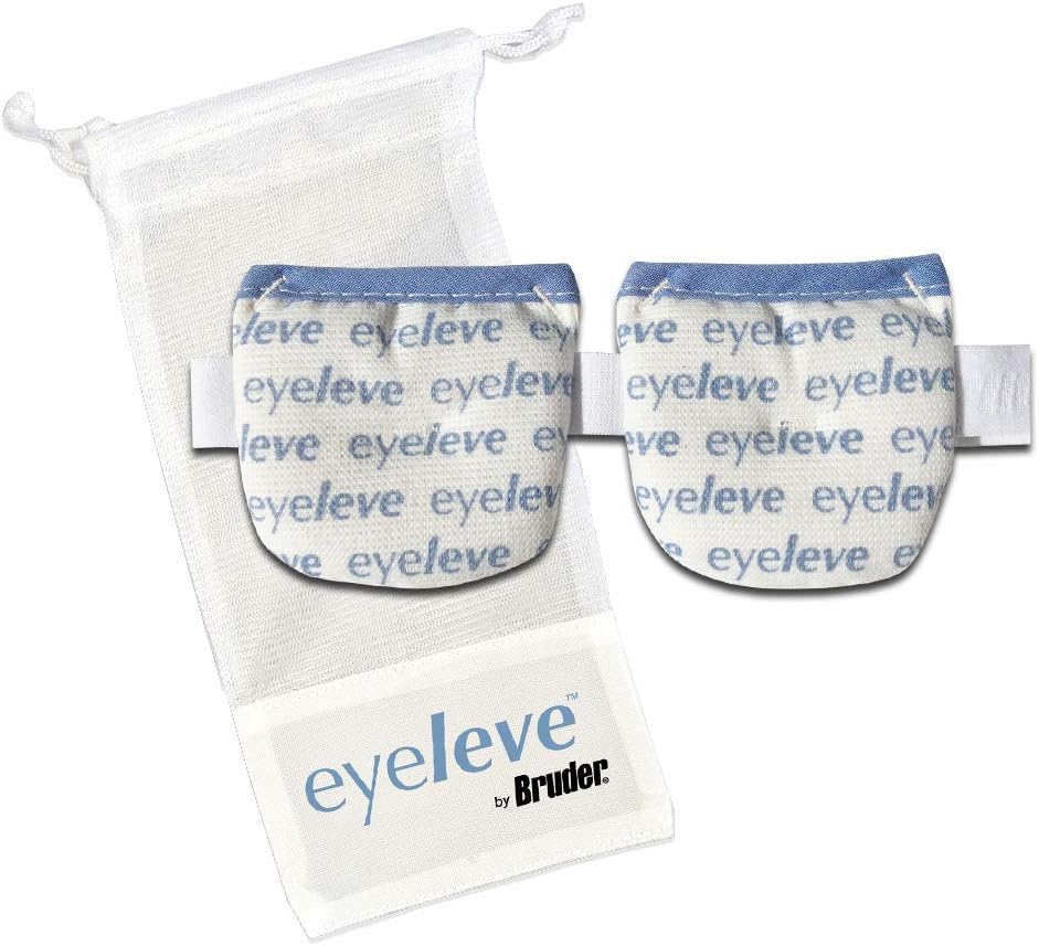 Eyeleve Contact Lens Compress | Improves Comfortable Lens Wear Time | Moist Heat Compress Relieves Dryness and Irritation