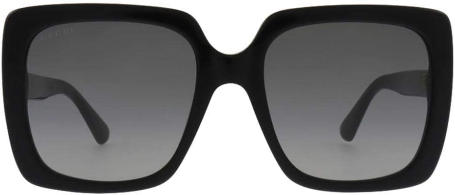 Gucci GG0141S 001 Black GG0141S Square Sunglasses Lens Category 2 Size 53mm, womens