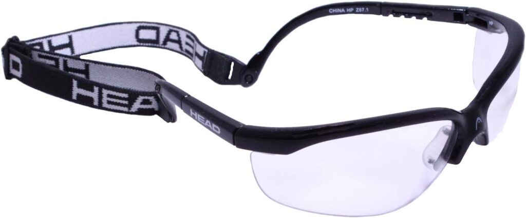 HEAD Racquetball Goggles - Pro Elite Anti Fog  Scratch Resistant Protective Eyewear w/UV Protection