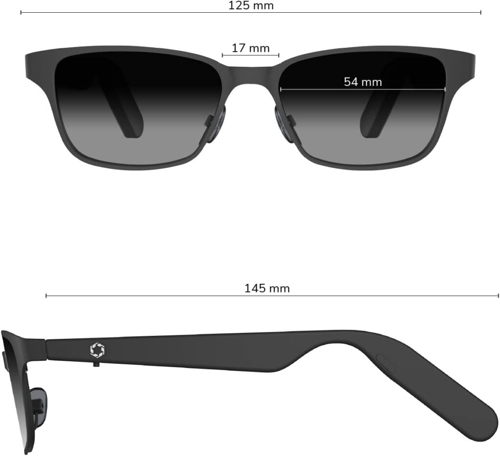 Lucyd - Bluetooth Audio Glasses - Men  Women Smart Glasses w/Blue-Light Protection - Open Ear, Noise Canceling Wireless Mic