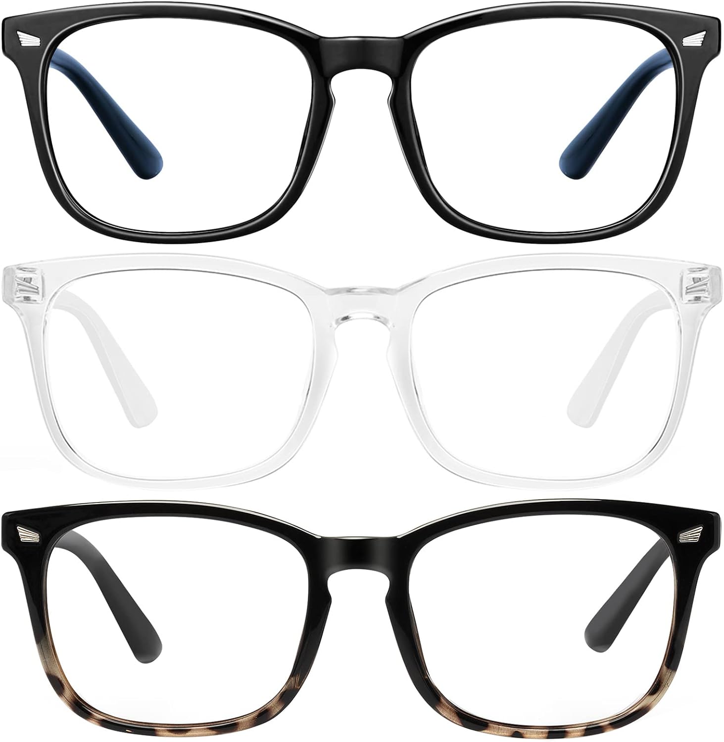 Comparing 3 Blue Light Glasses for Women/Men: Hunsquer, DUCO, and Lightweight Non-prescription